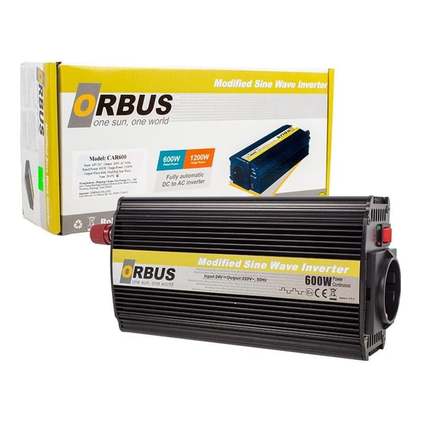 ORBUS 24 VOLT - 600 WATT MODIFIED SINUS INVERTER