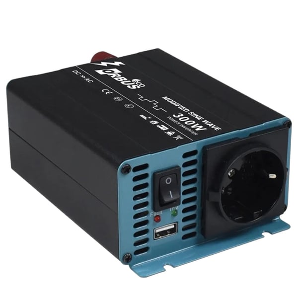 ORBUS MSE300W 12 VOLT -300 WATT 220V AC50HZ 600 WATT SURGE ECO MODİFİED SİNUS İNVERTER Fiyatı - Merter Elektronik