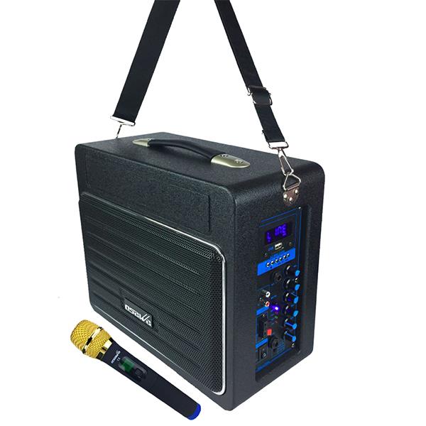 OSAWA OSW-9120 UHF EL MİKROFONLU USB*SD*BT AHŞAP TAŞINABİLİR SEYYAR ANFİ