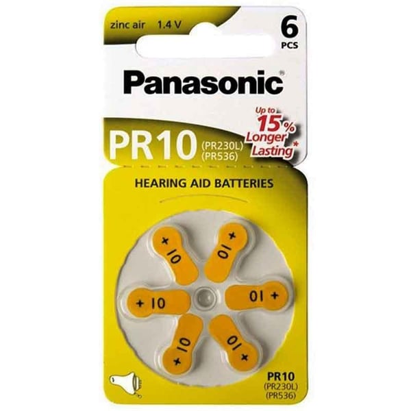 PANASONIC PR10 10 NO KULAKLIK PİLİ (PAKET)