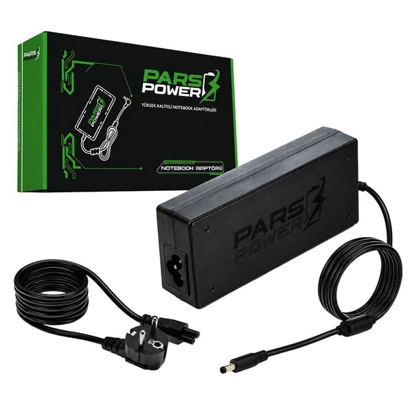 PARSPOWER PRS-014 PLASTİK KASA 19.5V 6.7A 130W (4.5*3.0MM) STANDART NOTEBOOK ADAPTÖR Fiyatı - Merter Elektronik