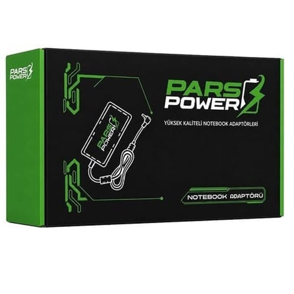 PARSPOWER PRS-021 PLASTİK KASA 18.5V 3.5A 65W (7.4*5.0MM) STANDART NOTEBOOK ADAPTÖR Fiyatı - Merter Elektronik