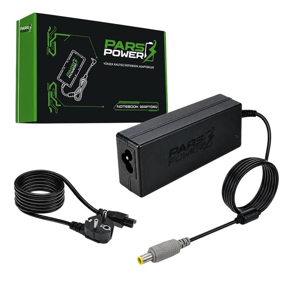 PARSPOWER PRS-046 PLASTİK KASA 20V 3.25A 65W (7.9*5.5MM) STANDART NOTEBOOK ADAPTÖR Fiyatı - Merter Elektronik