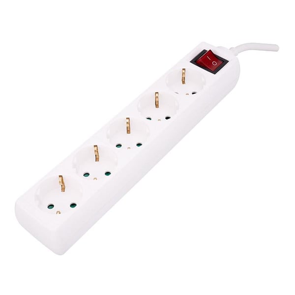PHILIPS SPS1050A/51 5Lİ 2 METRE KABLOLU BEYAZ ÇOCUK KORUMALI PRİZ