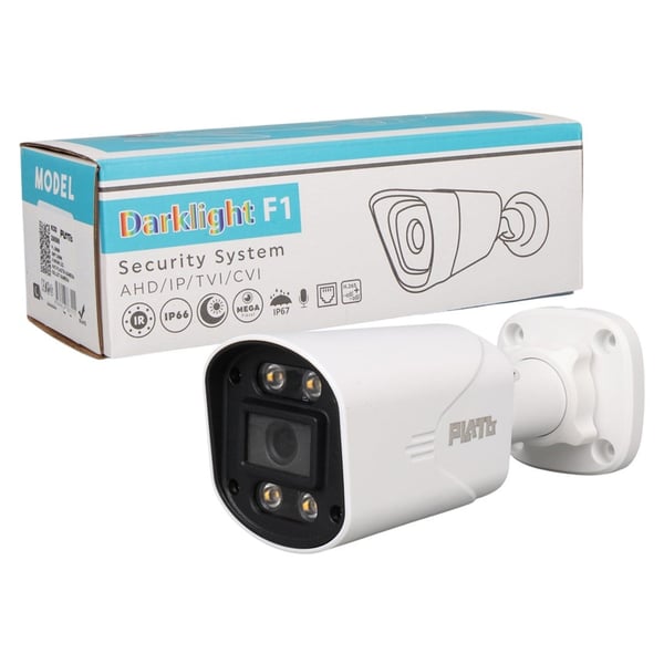 Plato PL-29098 5MP 2.8MM 4 Warmled Fullcolor Plastik Kasa AHD Analog Bullet Güvenlik Kamerası Fiyatı - Merter Elektronik
