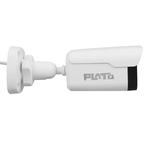 PLATO PL-37707 AHD BULLET GÜVENLİK KAMERA 2MP, 4 WARM LED, SESLİ, 3.6MM, RENKLİ GECE GÖRÜŞ(MİKROFONLU)