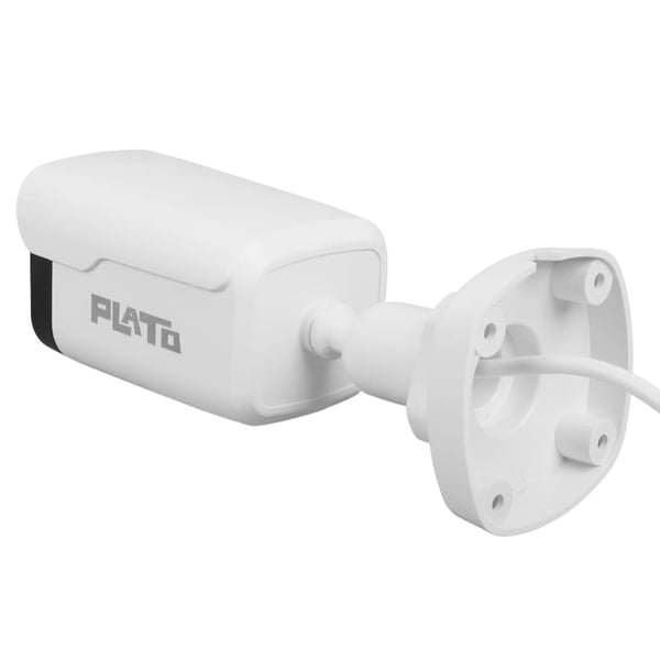 PLATO PL-37707 AHD BULLET GÜVENLİK KAMERA 2MP, 4 WARM LED, SESLİ, 3.6MM, RENKLİ GECE GÖRÜŞ(MİKROFONLU)