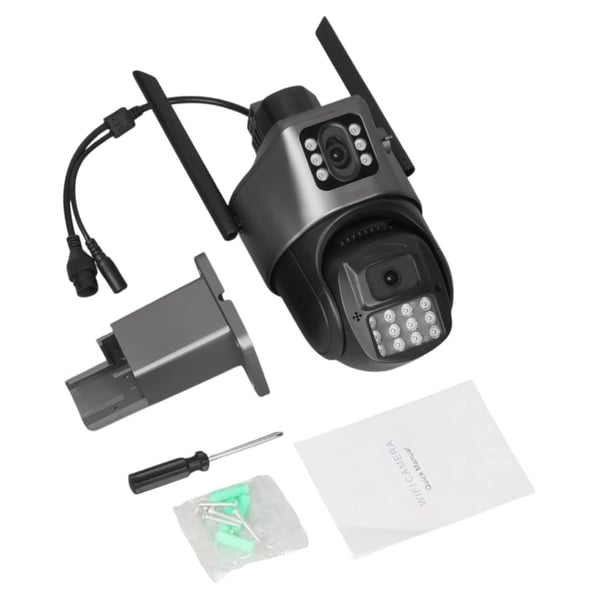 PLATO SPEED DOME WİFİ DUAL SMART KAMERA 2 KAMERALI 3MP+3MP(İCSEE YAZILIM)