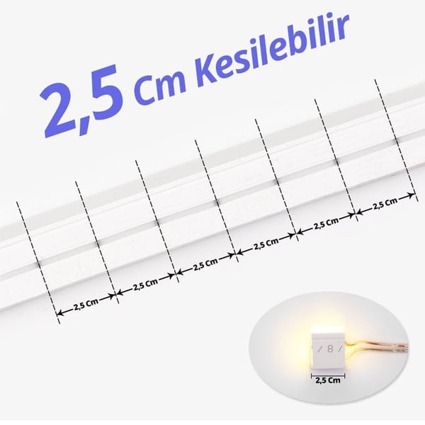 Powermaster 100 Metre 12 Volt Fuşya Neon Şerit Led Fiyatı - Merter Elektronik