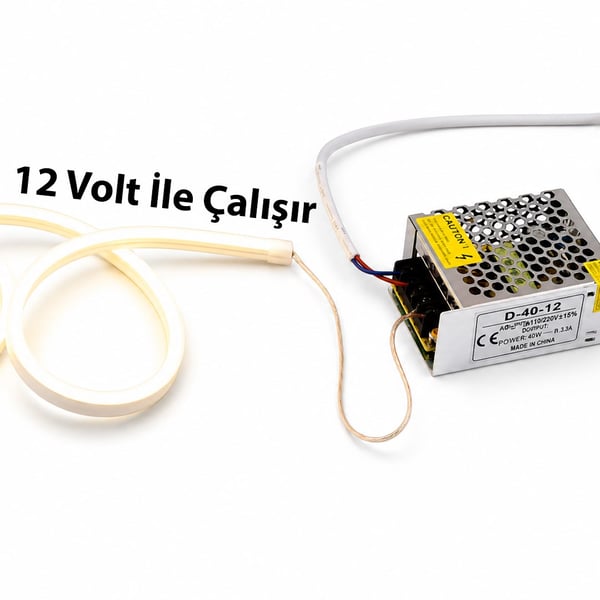 Powermaster 100 Metre 12 Volt Fuşya Neon Şerit Led Fiyatı - Merter Elektronik