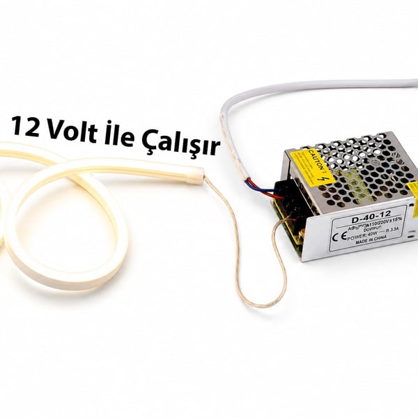 Powermaster 12 Volt 100 Metre Mavi Neon Şerit Led Fiyatı - Merter Elektronik