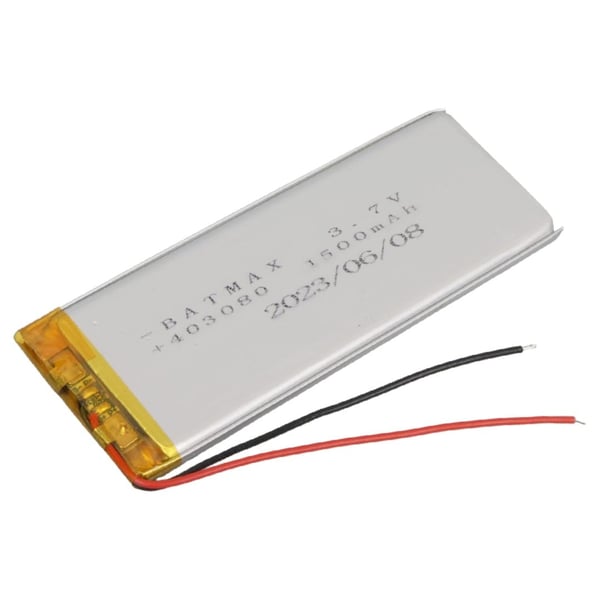 Powermaster 403080 3.7 Volt 1300 Mah Lityum Polimer Pil Fiyatı - Merter Elektronik