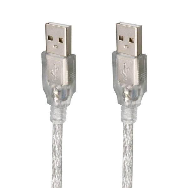 POWERMASTER 5 METRE 2.0V ŞEFFAF USB ERKEK-ERKEK KABLO