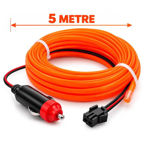 Powermaster 5 Metre 5 Volt USB Adaptörlü Neon Oranj İp Aydınlatma PM-6084 Fiyatı - Merter Elektronik