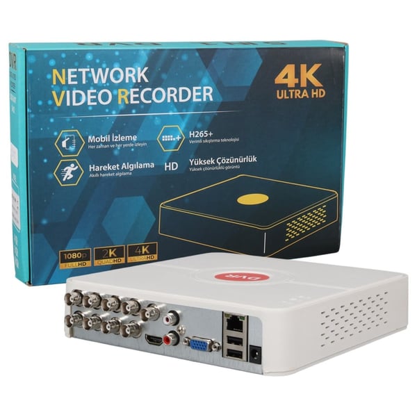 Powermaster AHD-ANALOG-TVI-CVI 1080N 5MP Destekli 8 Kanal Dvr-Xvr Kayıt Cihazı Fiyatı - Merter Elektronik