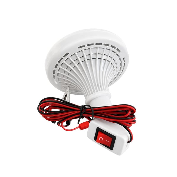 Powermaster Anahtarlı 12 Volt 24 Watt Akü Maşalı 2 Metre Kablolu Led Ampul Fiyatı - Merter Elektronik