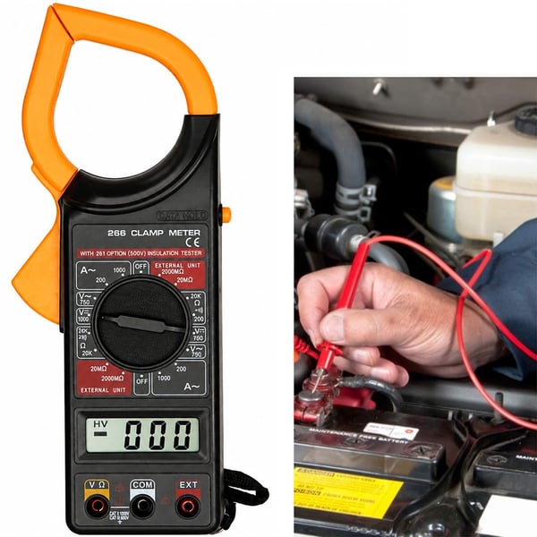 PowerMaster DT-266 Dijital Buzzerlı Pensampermetre Multimetre Ölçü Aleti Fiyatı - Merter Elektronik