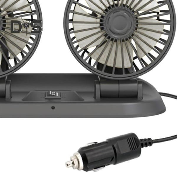 Powermaster Fan10 12 Volt Dc Çakmaklıklı Mini 2Li Plastik Araç Fanı Fiyatı - Merter Elektronik