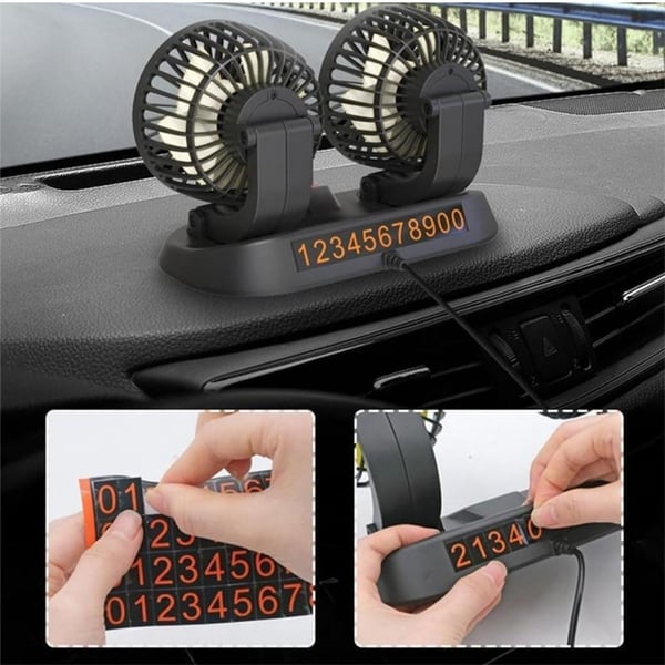 Powermaster Fan10 12 Volt Dc Çakmaklıklı Mini 2Li Plastik Araç Fanı Fiyatı - Merter Elektronik