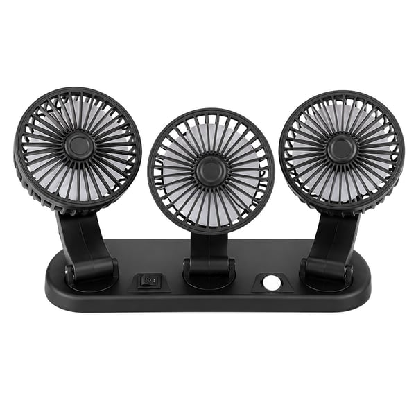 Powermaster Fan40 12 Volt Dc Çakmaklıklı Mini 3Lü Plastik Araç Fanı Fiyatı - Merter Elektronik