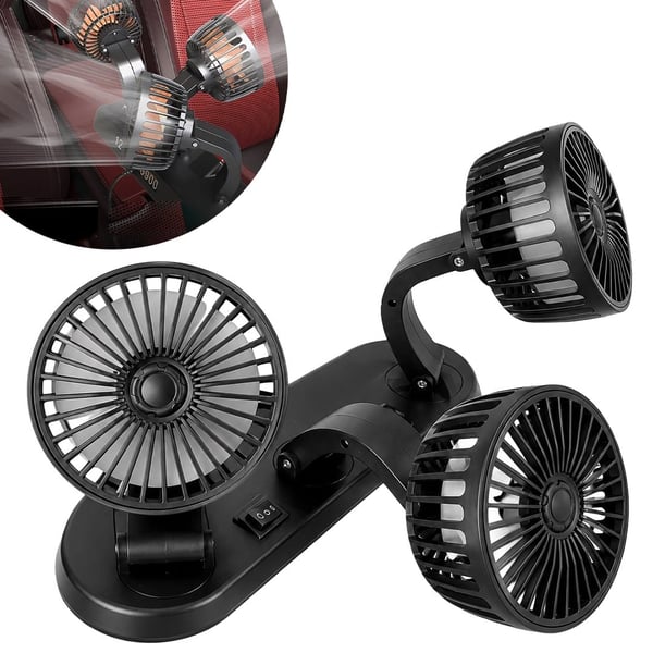 Powermaster Fan40 12 Volt Dc Çakmaklıklı Mini 3Lü Plastik Araç Fanı Fiyatı - Merter Elektronik