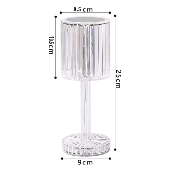 POWERMASTER HA-1788 DEKORATİF RGB LEDLİ AMBİYANS MASA GECE LAMBASI UZAKTAN KUMANDALI ŞARJLI DOKUNMATİK TUŞLU