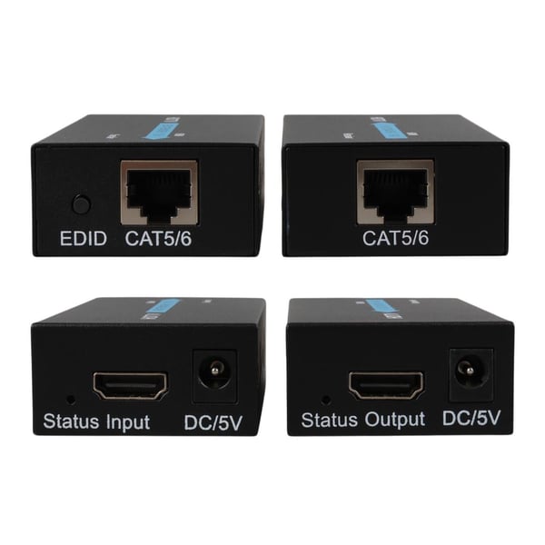 Powermaster HDMI To Cat5-Cat6 Extender 60 Metre Uzatıcı  PM-18232 Fiyatı - Merter Elektronik
