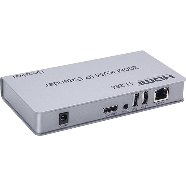 POWERMASTER HDMI-USB KVM EXTENDER UZATMA 200 METRE FULL HD 1080P DESTEĞİ (CAT5-CAT6-CAT7)