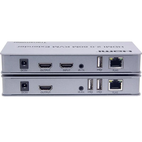 POWERMASTER HDMI-USB KVM EXTENDER UZATMA 200 METRE FULL HD 1080P DESTEĞİ (CAT5-CAT6-CAT7)