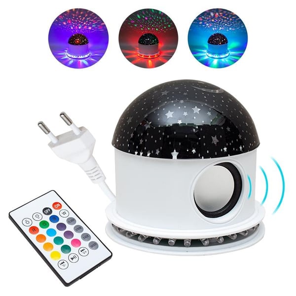 POWERMASTER HX-602 BLUETOOTH DESTEKLİ ANİMASYONLU GECE LAMBASI HOPARLÖR - SPEAKER (6 WATT)