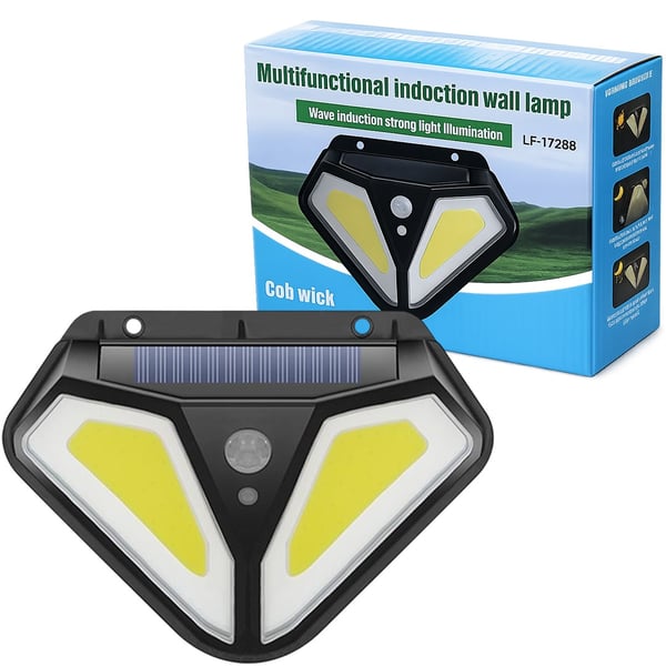 Powermaster LF-1728B Çok Fonksiyonlu 3 Modlu Hareket Sensörlü 50 Cob Ledli İndüksiyon Duvar Lambası Fiyatı - Merter Elektronik