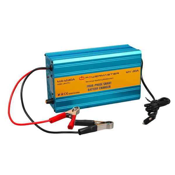 Powermaster MA-1230A 12 Volt 30 Amper Akıllı Akü Şarj Cihazı Fiyatı - Merter Elektronik