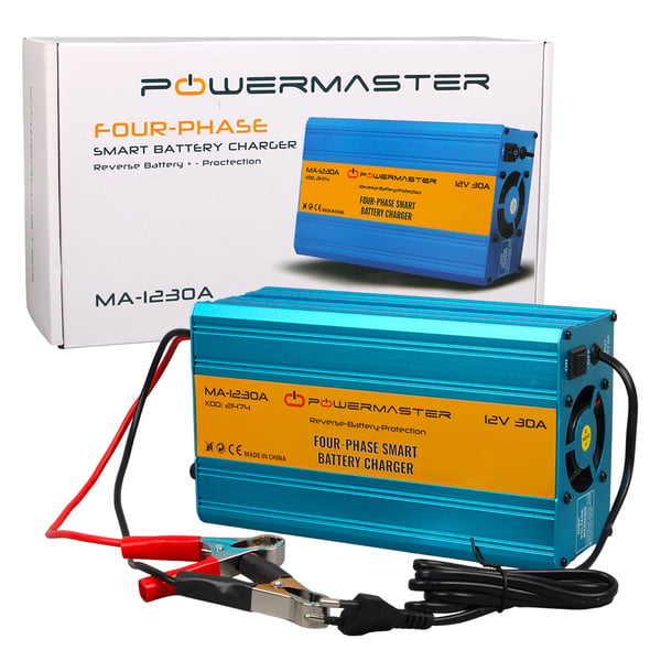 Powermaster MA-1230A 12 Volt 30 Amper Akıllı Akü Şarj Cihazı Fiyatı - Merter Elektronik
