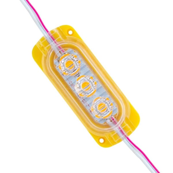 POWERMASTER MODÜL LED 12V 0.6W SARI 2835 65X25 MM IP65 120LM 160 DERECE