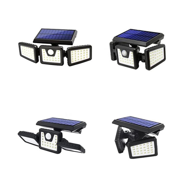 POWERMASTER MX-W771A SENSÖRLÜ 3 MODLU 74 LEDLİ SOLAR AYDINLATMALI DUVAR LAMBASI