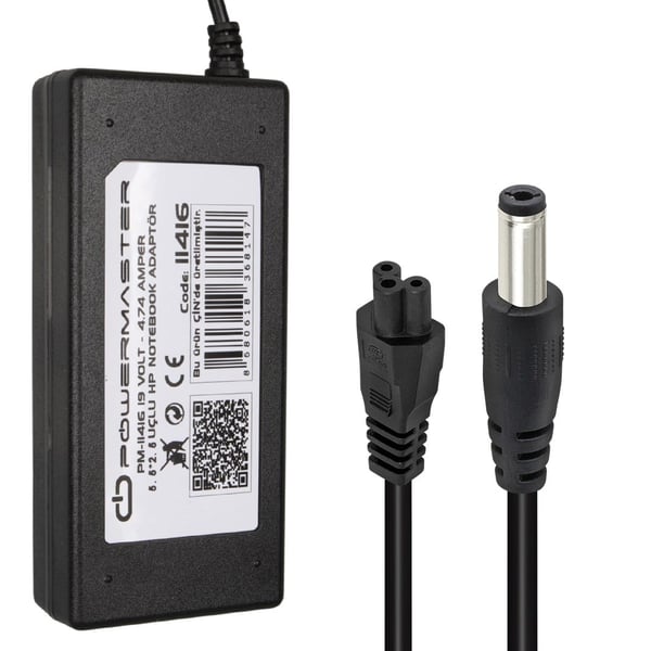 Powermaster PM-11416 19 Volt - 4.74 Amper 4.5*3.0 Mm Uçlu Adaptör (Hp Notebook) Fiyatı - Merter Elektronik