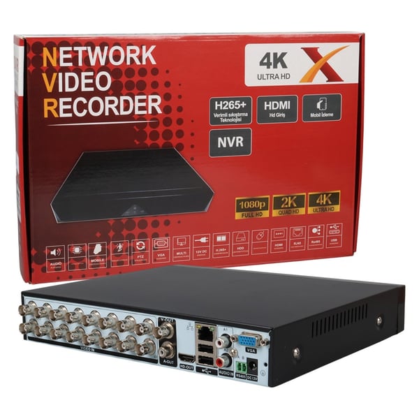 Powermaster PM-12183 16 Kanal 5 MP Destekli AHD Kayıt Cihazı Fiyatı - Merter Elektronik