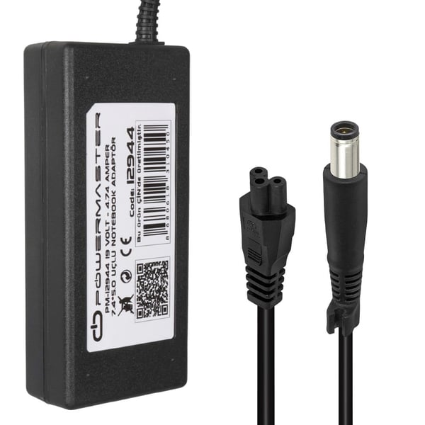Powermaster PM-12944 19 Volt - 4.74 Amper 7.4*5.0 Mm Uçlu Adaptör (Hp Notebook) Fiyatı - Merter Elektronik