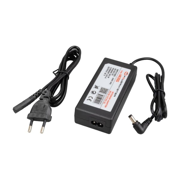 POWERMASTER PM-14055 12 VOLT - 5 AMPER 5.5*2.5 MM UÇLU PLASTİK KASA MASAÜSTÜ ADAPTÖR