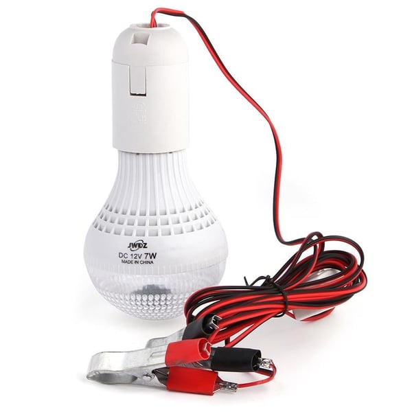 POWERMASTER PM-14638 12 VOLT - 7 WATT 4 METRE KABLOLU AKÜ MAŞALI SEYYAR ŞARJLI LED AMPUL