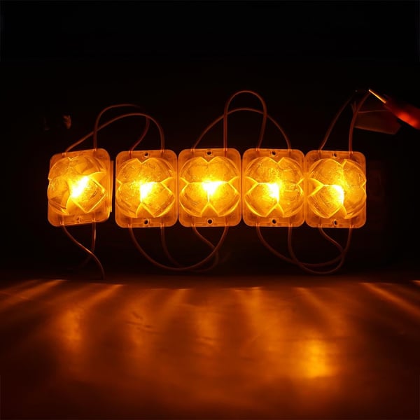 Powermaster PM-14715 12 Volt 2 Watt Sarı Yanıp Sönen Çakar 4333-3030 Modül Led 43x33x28mm Fiyatı - Merter Elektronik