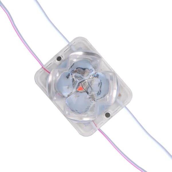 Powermaster PM-14717 12 Volt 2 Watt Karışık (R+B) Yanıp Sönen Çakar 4333-3030 Modül Led 43x33x28mm Fiyatı - Merter Elektronik