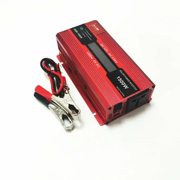 POWERMASTER PM-1500A 12 VOLT - 1500 WATT LCD EKRANLI USBLİ POWER INVERTER