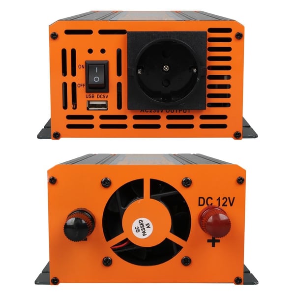 POWERMASTER PM-1500A 12 VOLT 1500 WATT LED EKRANLI POWER INVERTER Fiyatı - Merter Elektronik