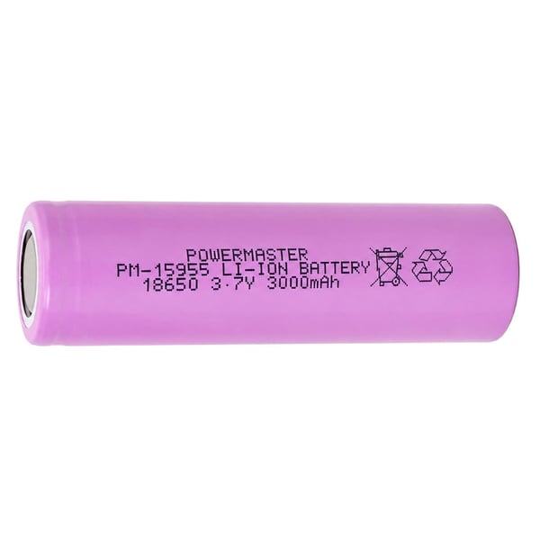 Powermaster INR-18650 Samsung 3.7 Volt 3000 mAh Li-iOn 2'li Paket Pil PM-15955 Fiyatı - Merter Elektronik