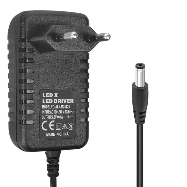 Powermaster Pm-16740 7.8 Volt - 1.2 Amper 5.5*2.5 Mm Uçlu Plastik Kasa Adaptör Fiyatı - Merter Elektronik