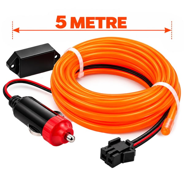 Powermaster 5 Metre Oranj Araç İçi Neon İp Aydınlatma Fiyatı - Merter Elektronik