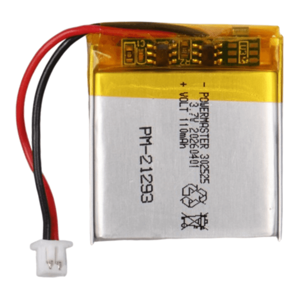 PowerMaster 302525 3.7 Volt 110 Mah Lityum Polimer Pil Fiyatı - Merter Elektronik