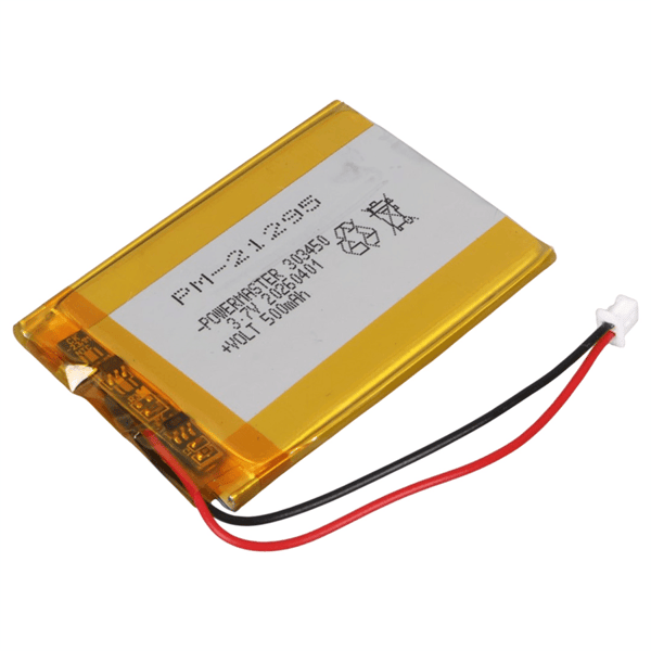 PowerMaster 303450 3.7 Volt 500 Mah Lityum Polimer Pil Fiyatı - Merter Elektronik