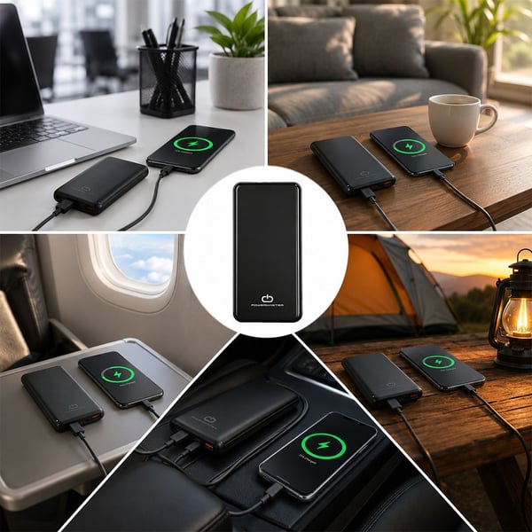 Powermaster PM-23848 10000 mAh Powerbank Fiyatı - Merter Elektronik